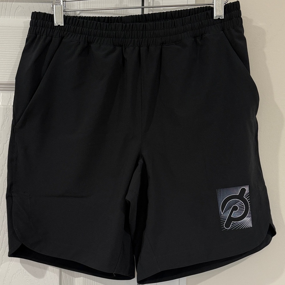 Peloton Athletic Black Men's Shorts speed resistance short 8” XS with pocket
